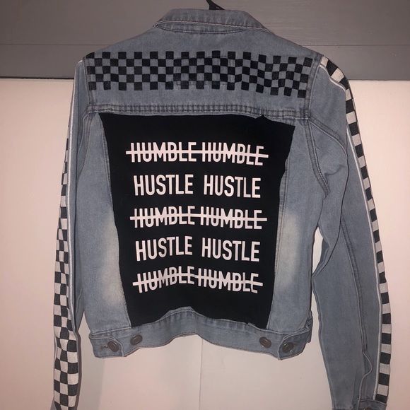 Denim Jacket from Rue21 “Humble & Hustle” - Picture 1 of 1